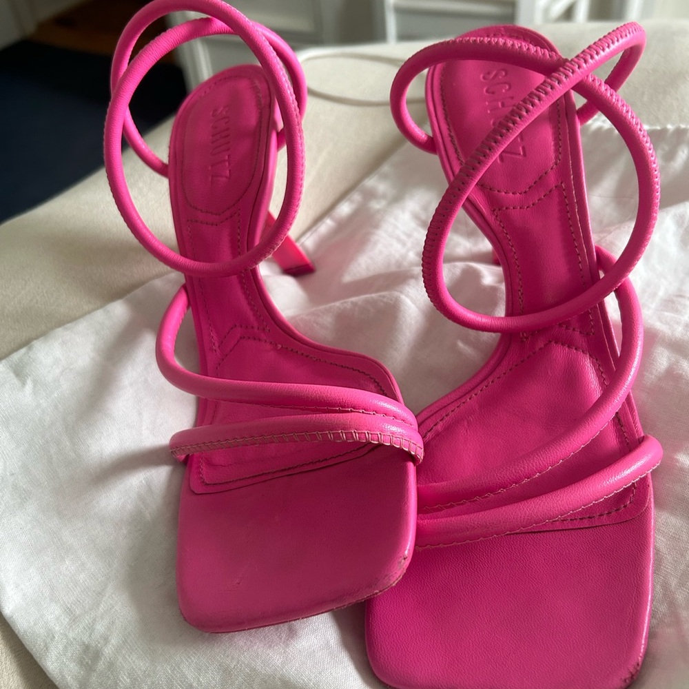 Schutz Barbie pink heels